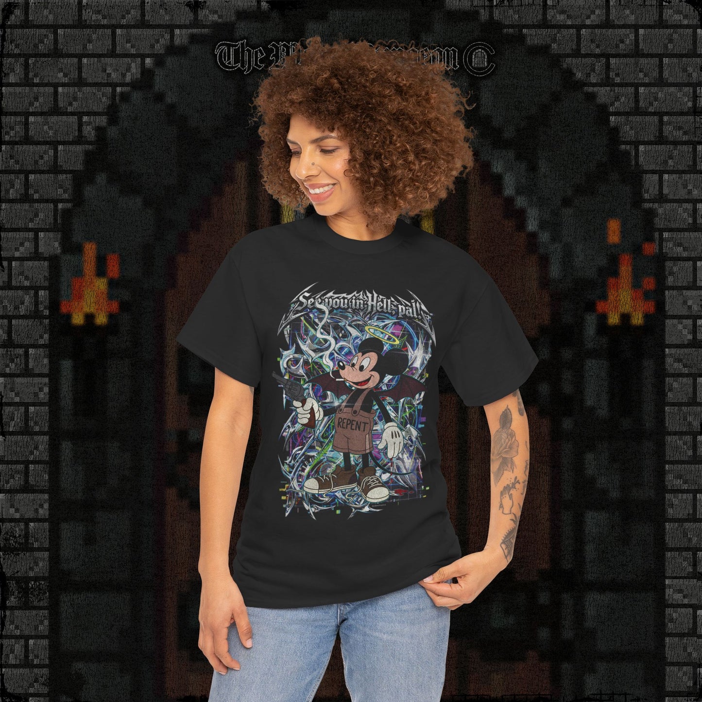 See You In Hell Pal Heavy Cotton Relic Tee