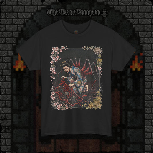 She Weaves Your Guts Into Her Garden Heavy Cotton Relic Tee