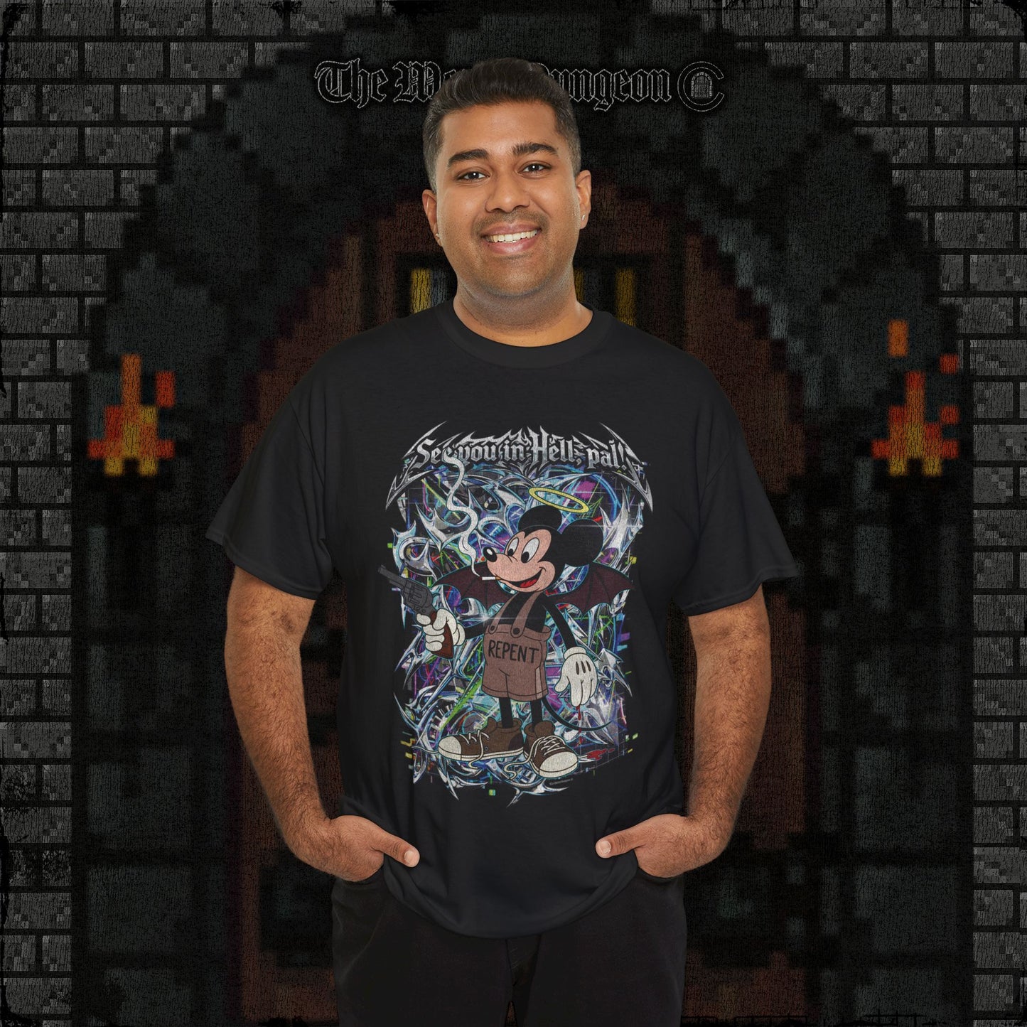 See You In Hell Pal Heavy Cotton Relic Tee