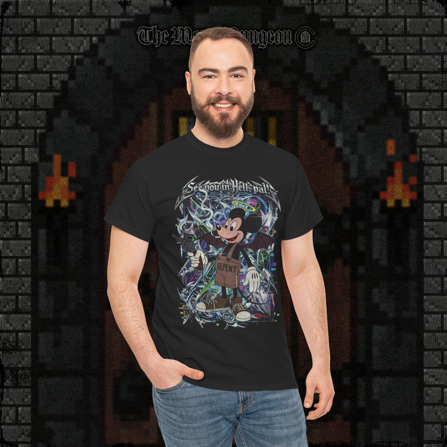 See You In Hell Pal Heavy Cotton Relic Tee