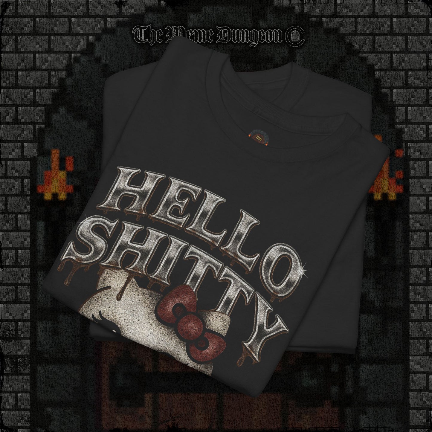 Hello Shitty Heavy Cotton Relic Tee