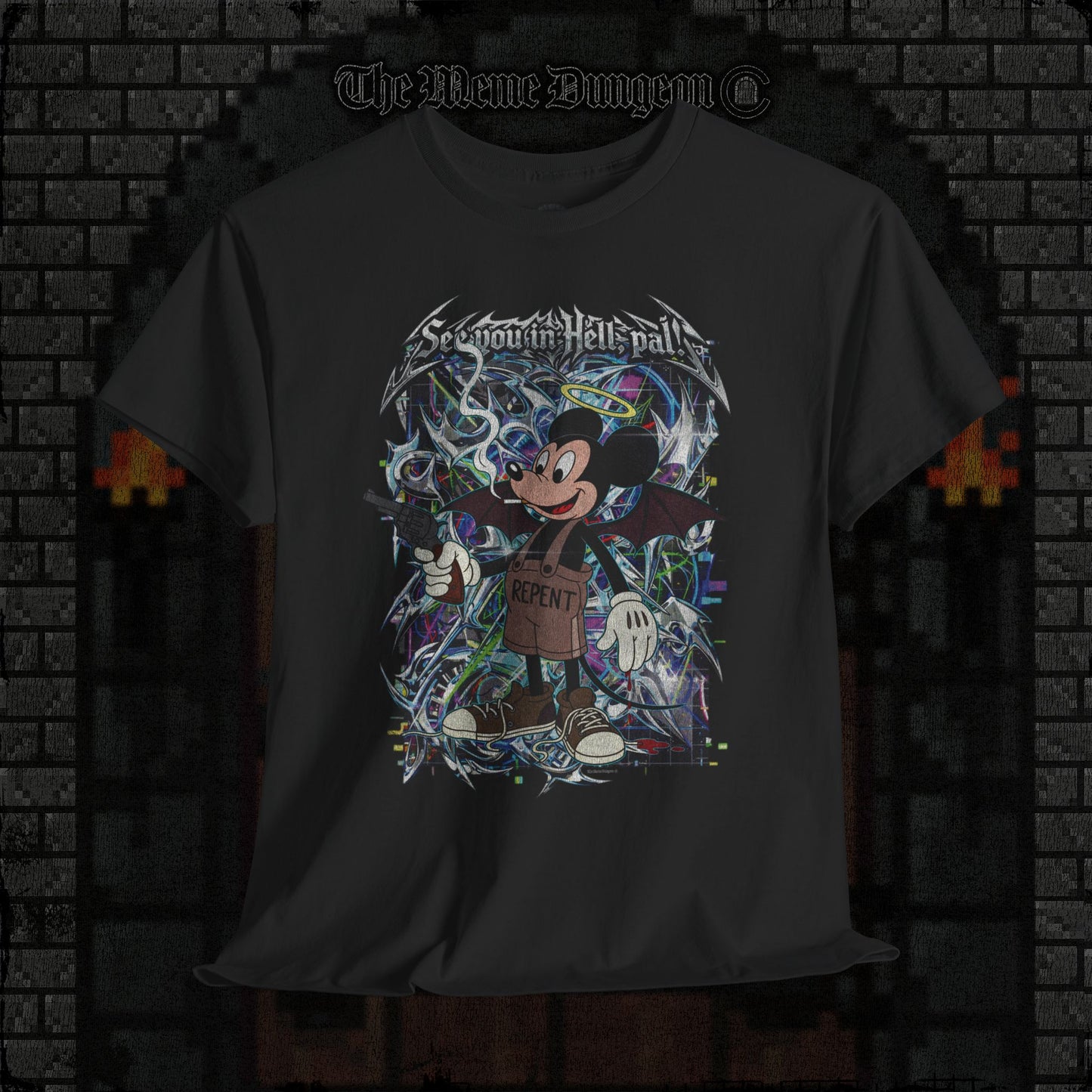 See You In Hell Pal Heavy Cotton Relic Tee