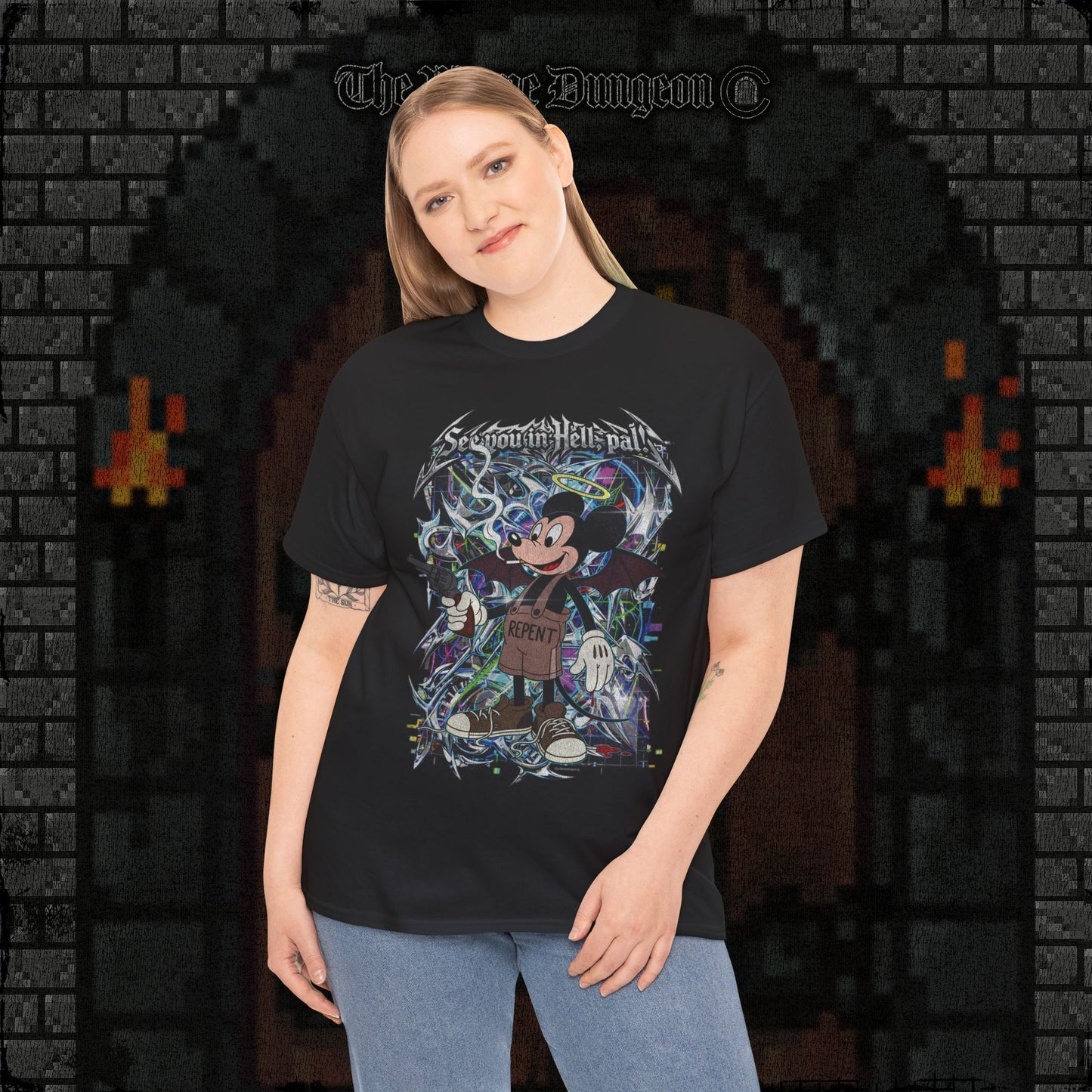 See You In Hell Pal Heavy Cotton Relic Tee