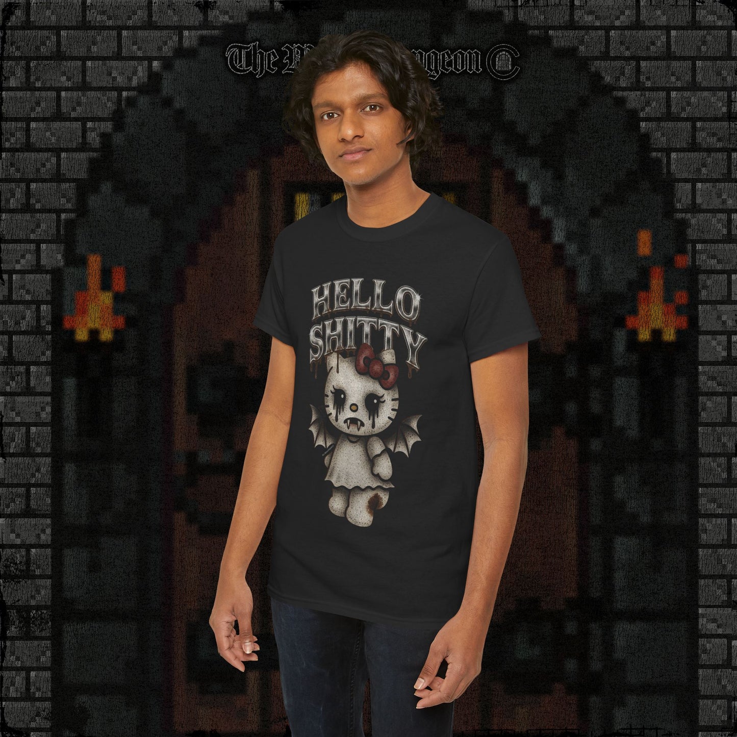 Hello Shitty Heavy Cotton Relic Tee