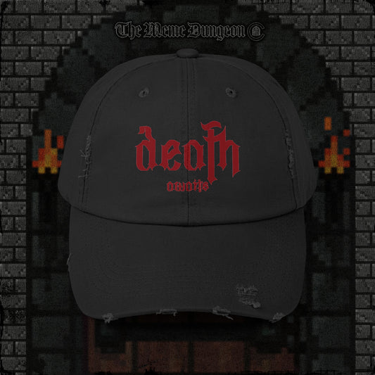 Death Awaits Relic Distressed Cap