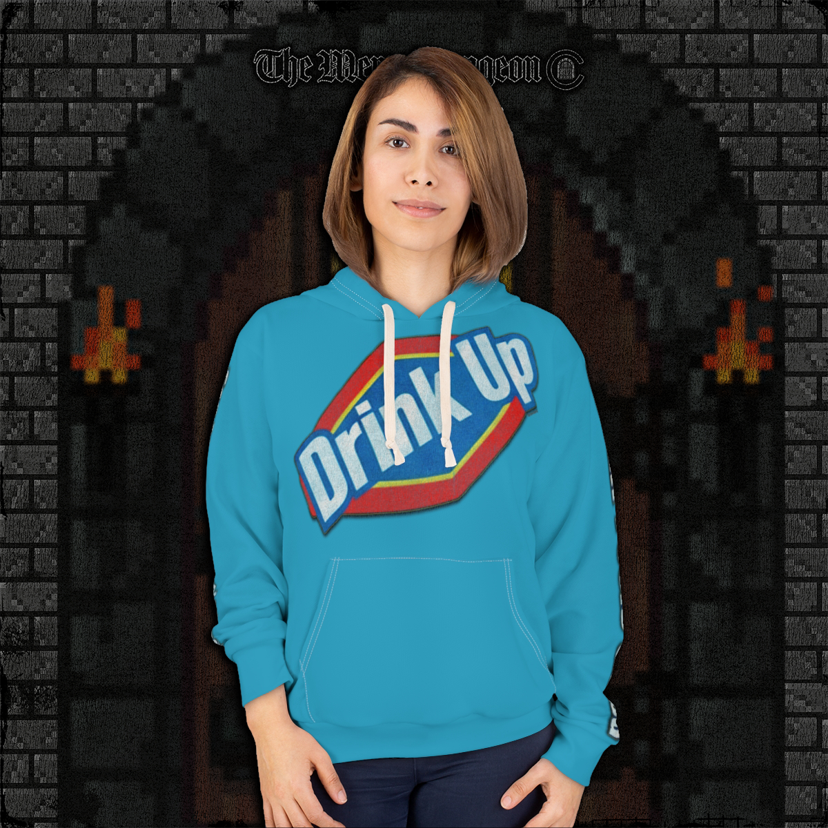 Drink Up AOP Dungeon Hoodie