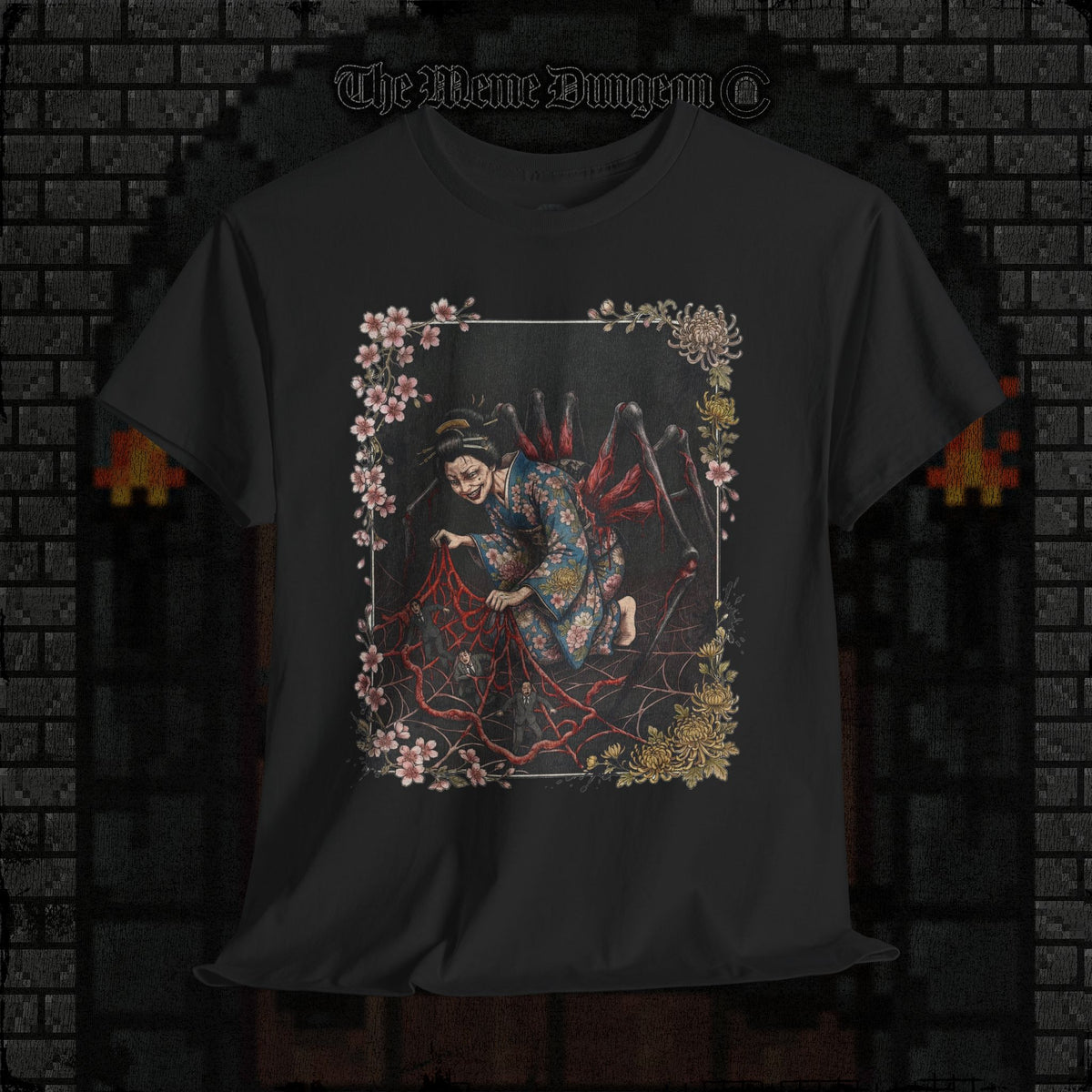She Weaves Your Guts Into Her Garden Heavy Cotton Relic Tee