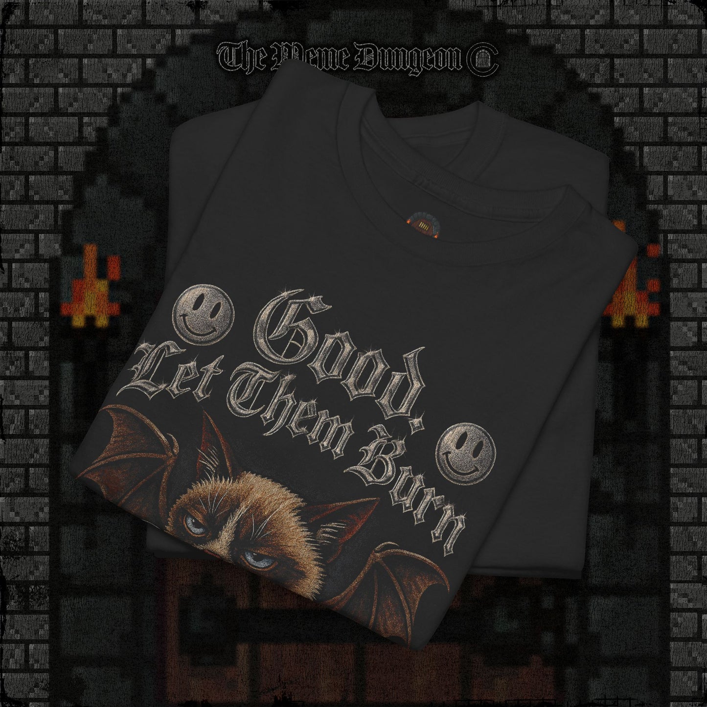 Let them Burn Heavy Cotton Relic Tee