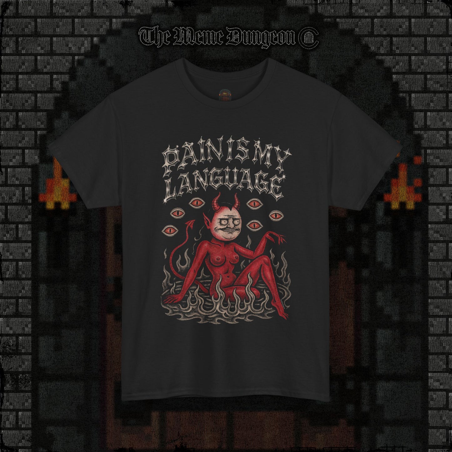 Bilingual in Pain Heavy Cotton Relic Tee