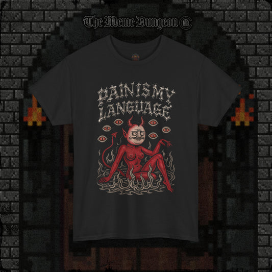 Bilingual in Pain Heavy Cotton Relic Tee