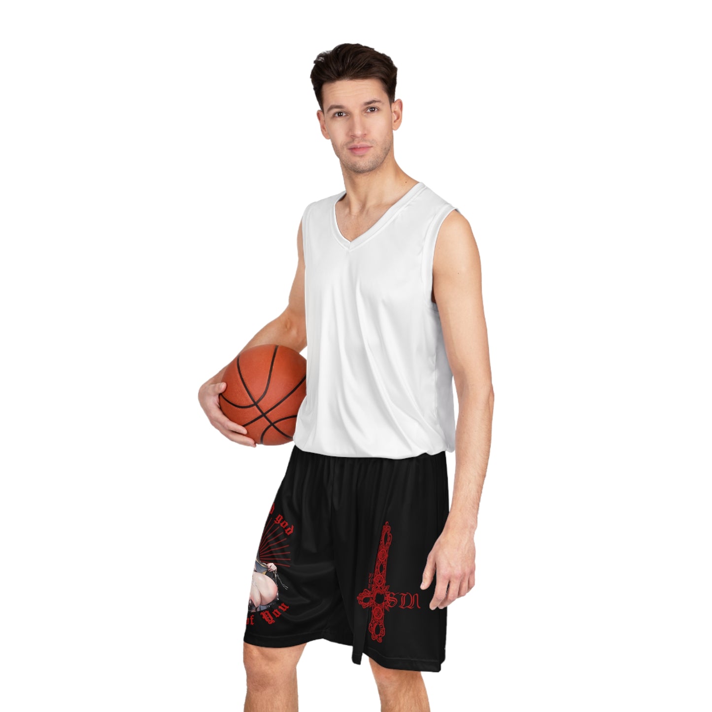 I Found God Inside Of You Basketball Shorts