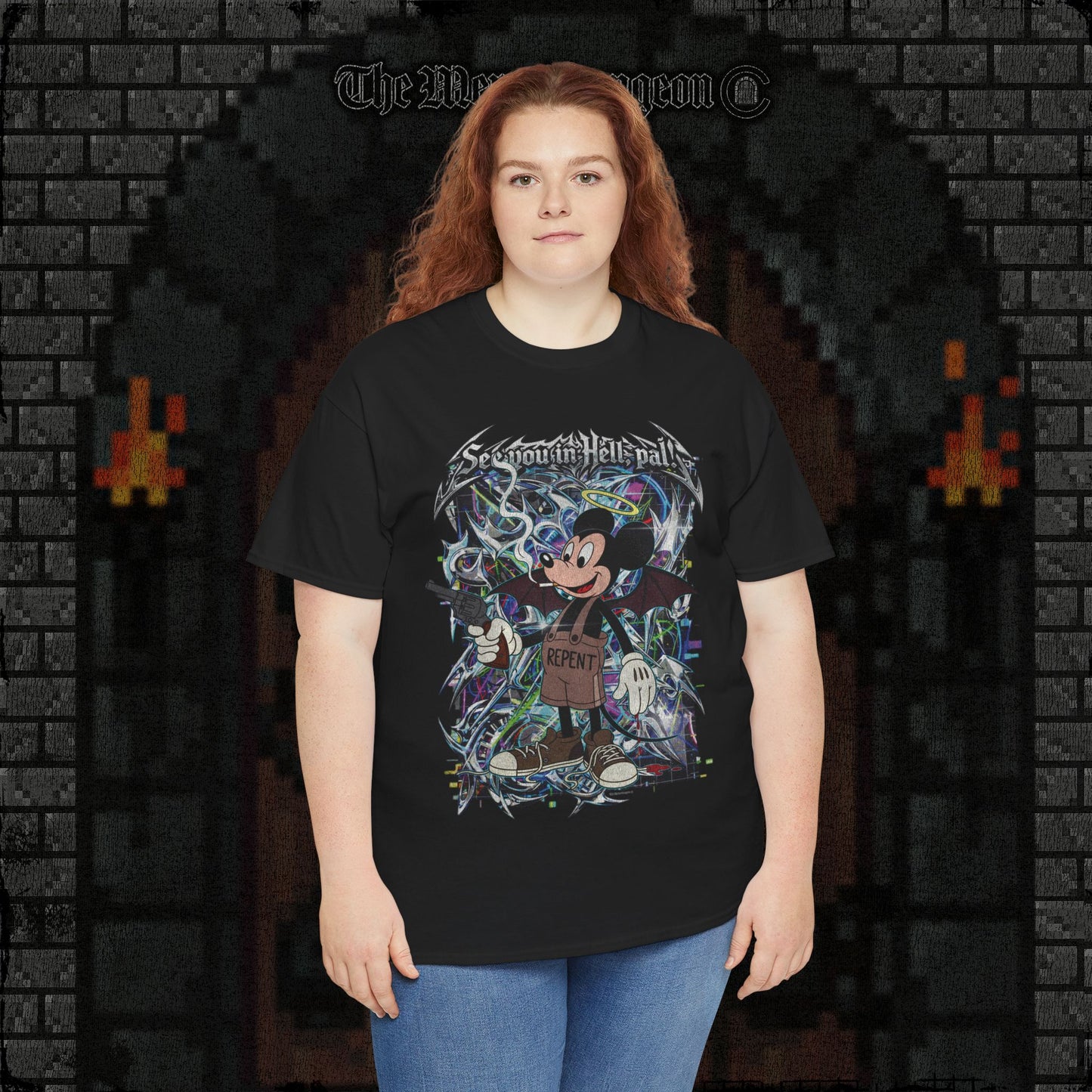 See You In Hell Pal Heavy Cotton Relic Tee