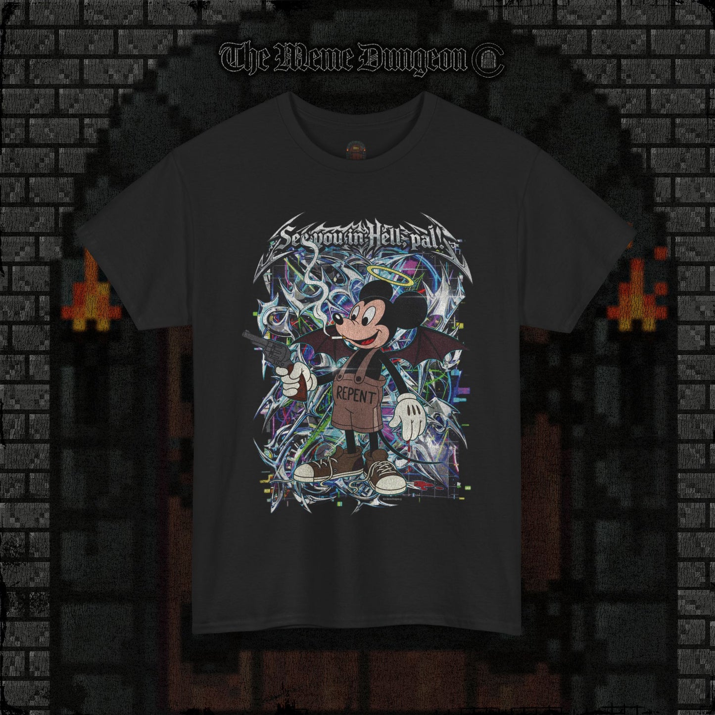 See You In Hell Pal Heavy Cotton Relic Tee