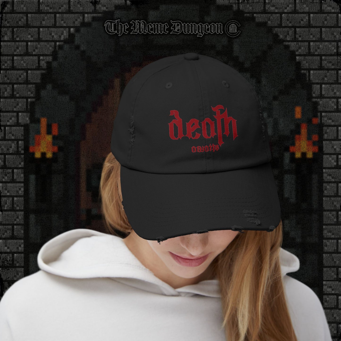 Death Awaits Relic Distressed Cap