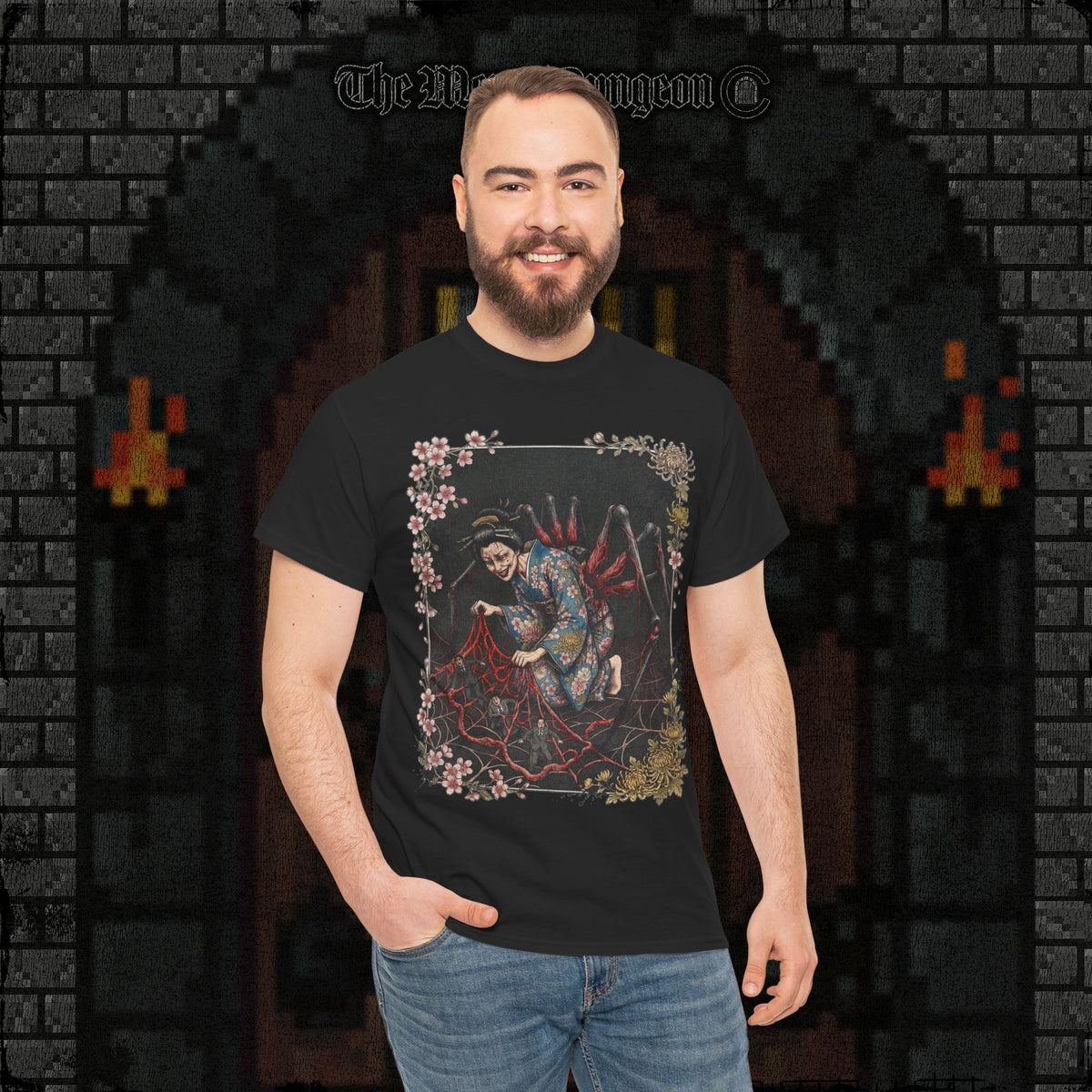 She Weaves Your Guts Into Her Garden Heavy Cotton Relic Tee
