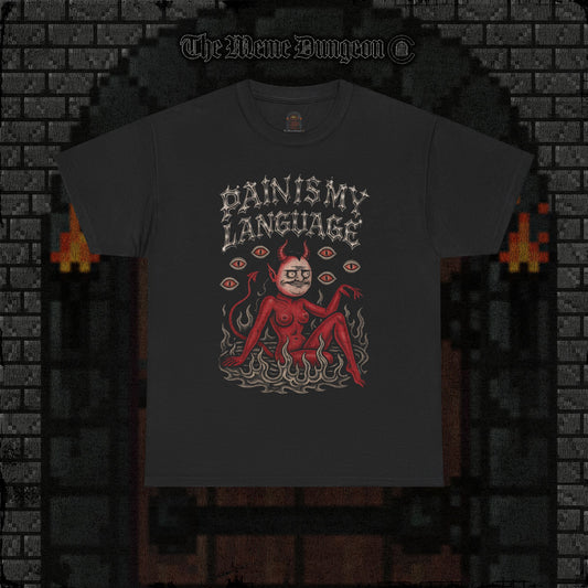 Bilingual in Pain Heavy Cotton Relic Tee