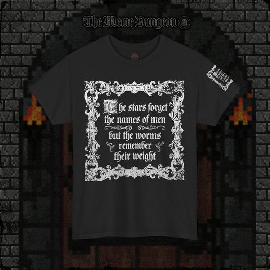 The Stars Stars Forget The Names Of Men Heavy Cotton Relic Tee