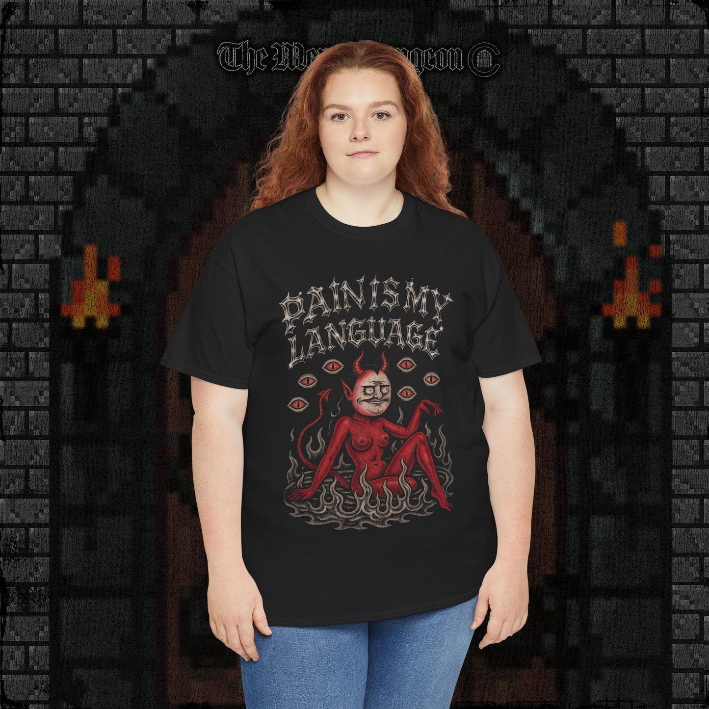 Bilingual in Pain Heavy Cotton Relic Tee