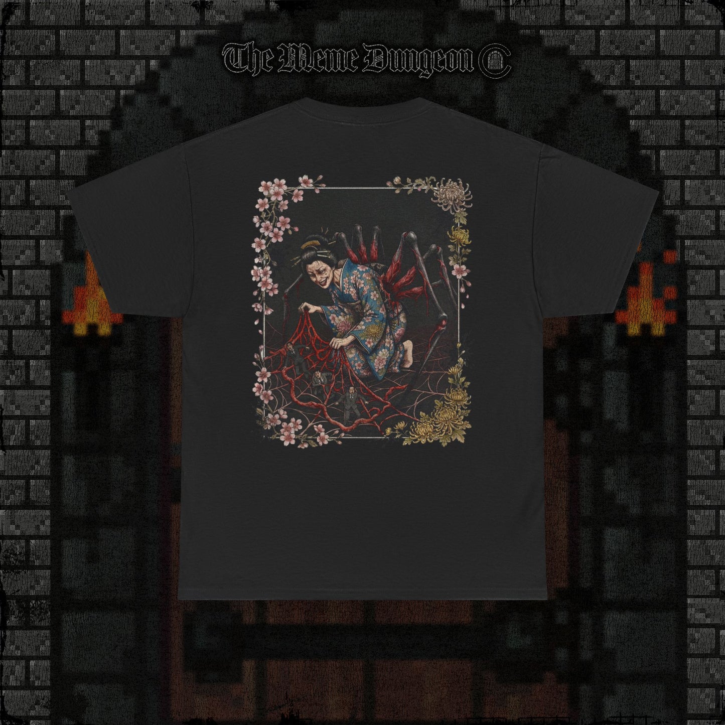 She Weaves Your Guts Into Her Garden Heavy Cotton Relic Tee
