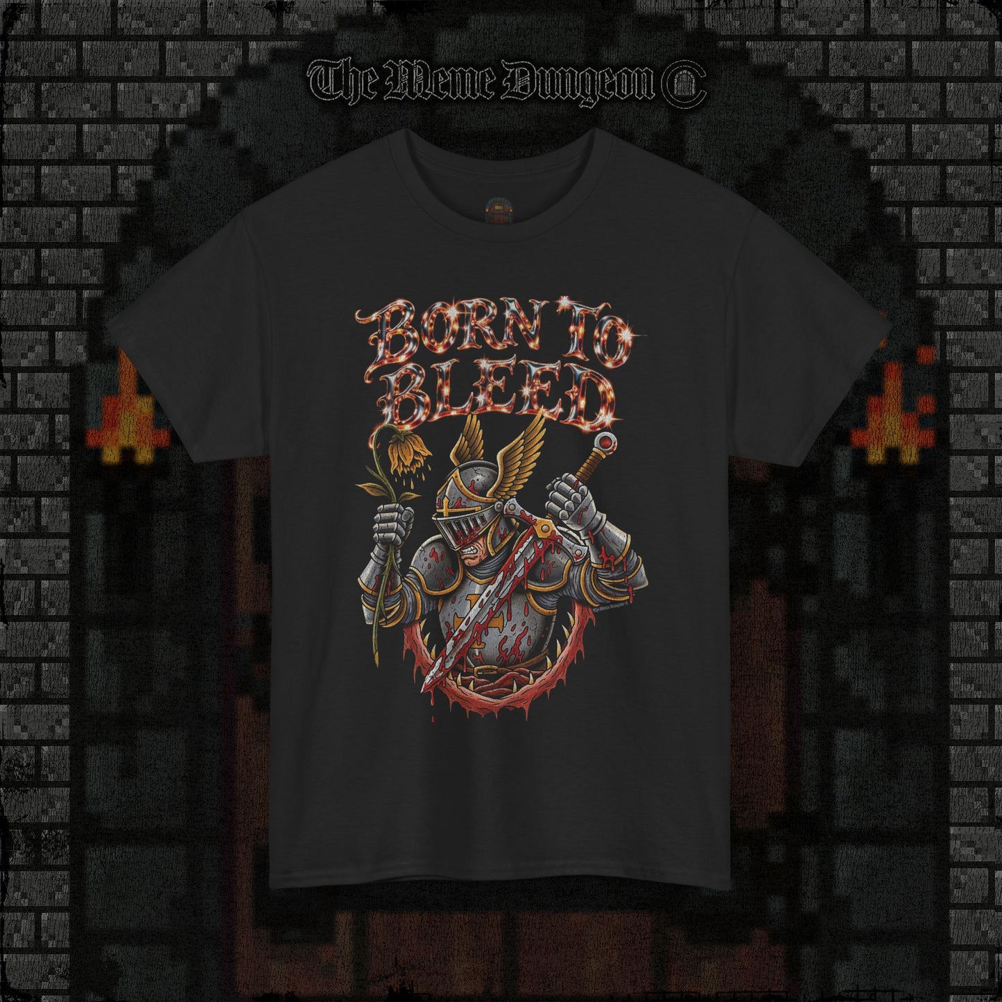 Born to Bleed Unisex Heavy Cotton Relic Tee