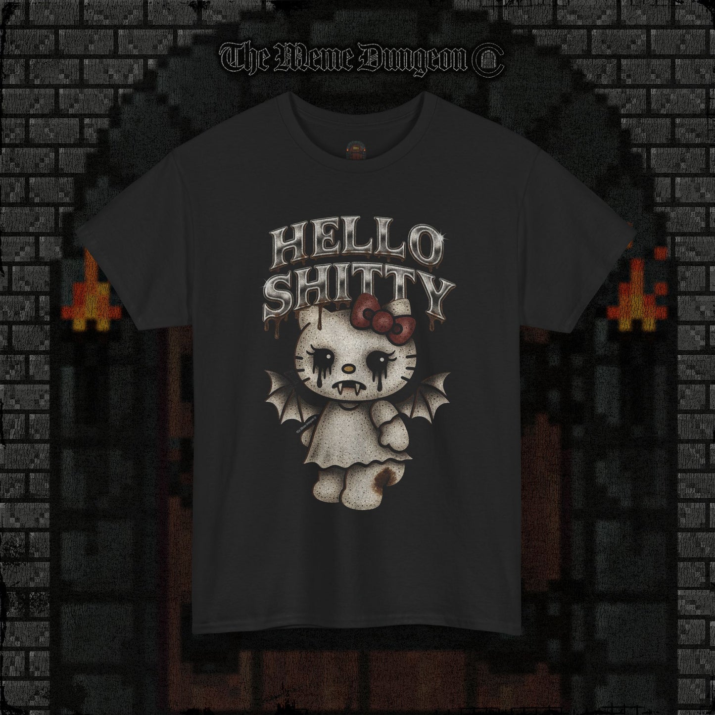 Hello Shitty Heavy Cotton Relic Tee