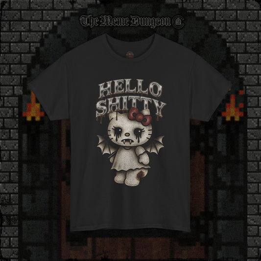 Hello Shitty Heavy Cotton Relic Tee
