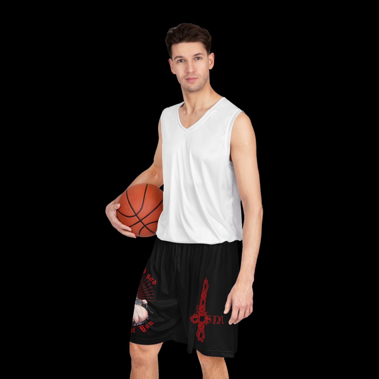 I Found God Inside Of You Basketball Shorts