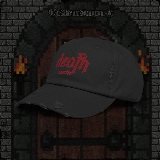 Death Awaits Relic Distressed Cap