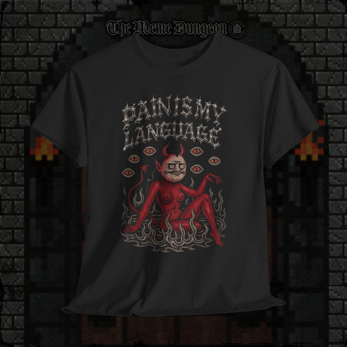 Bilingual in Pain Heavy Cotton Relic Tee