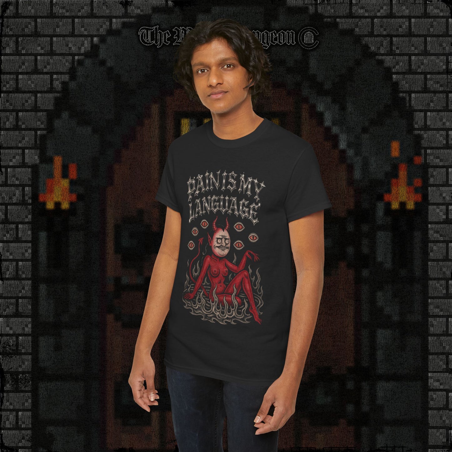Bilingual in Pain Heavy Cotton Relic Tee