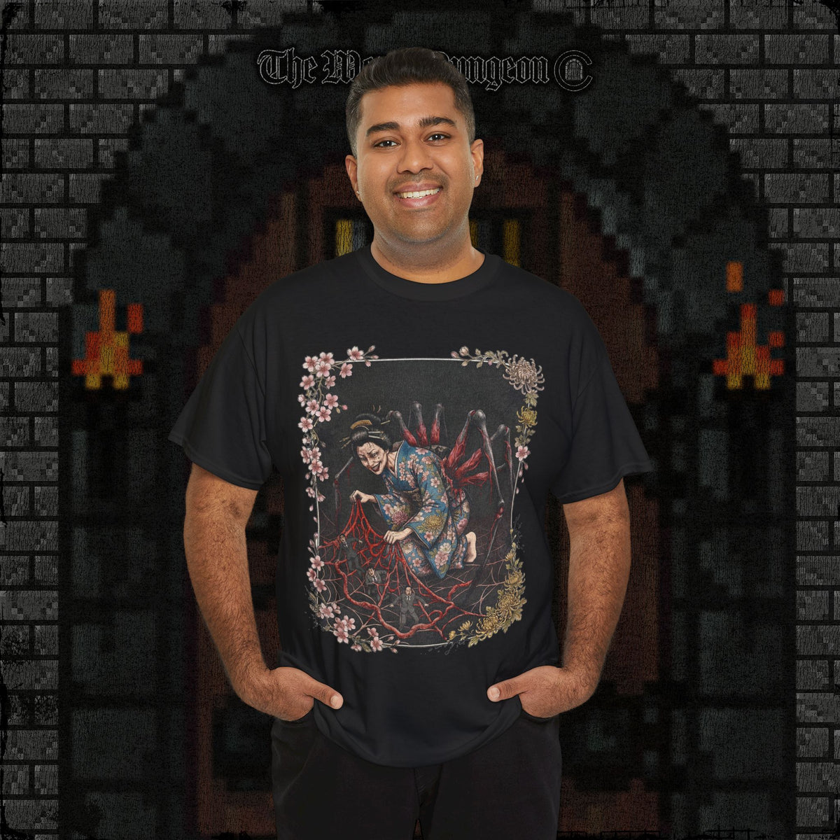 She Weaves Your Guts Into Her Garden Heavy Cotton Relic Tee