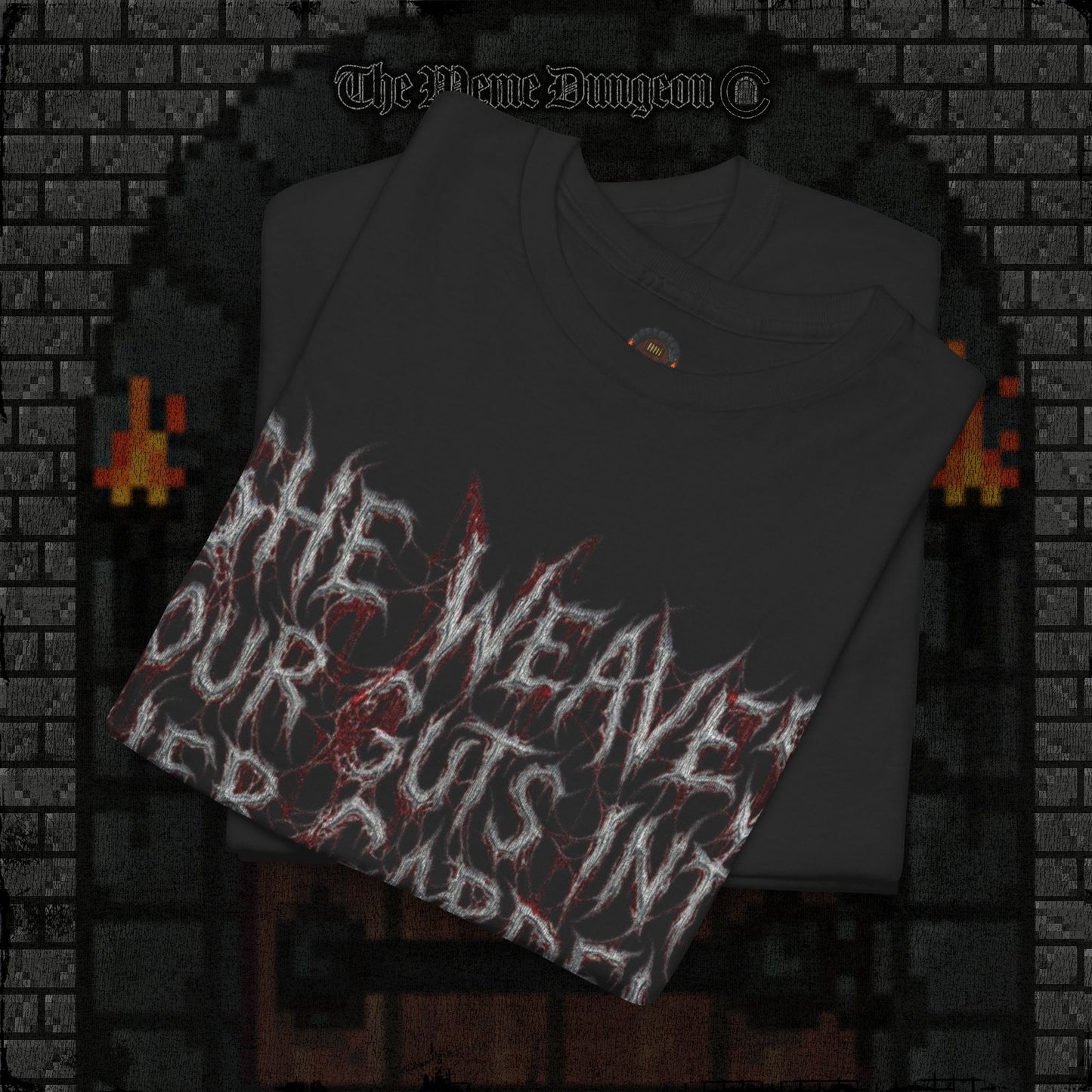 She Weaves Your Guts Into Her Garden Heavy Cotton Relic Tee