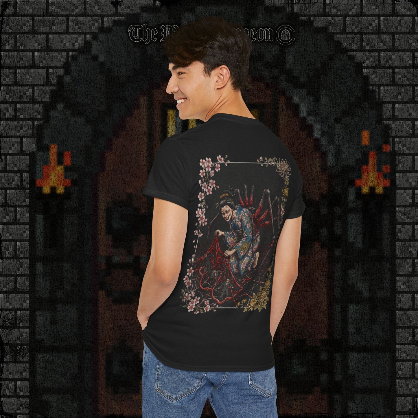 She Weaves Your Guts Into Her Garden Heavy Cotton Relic Tee