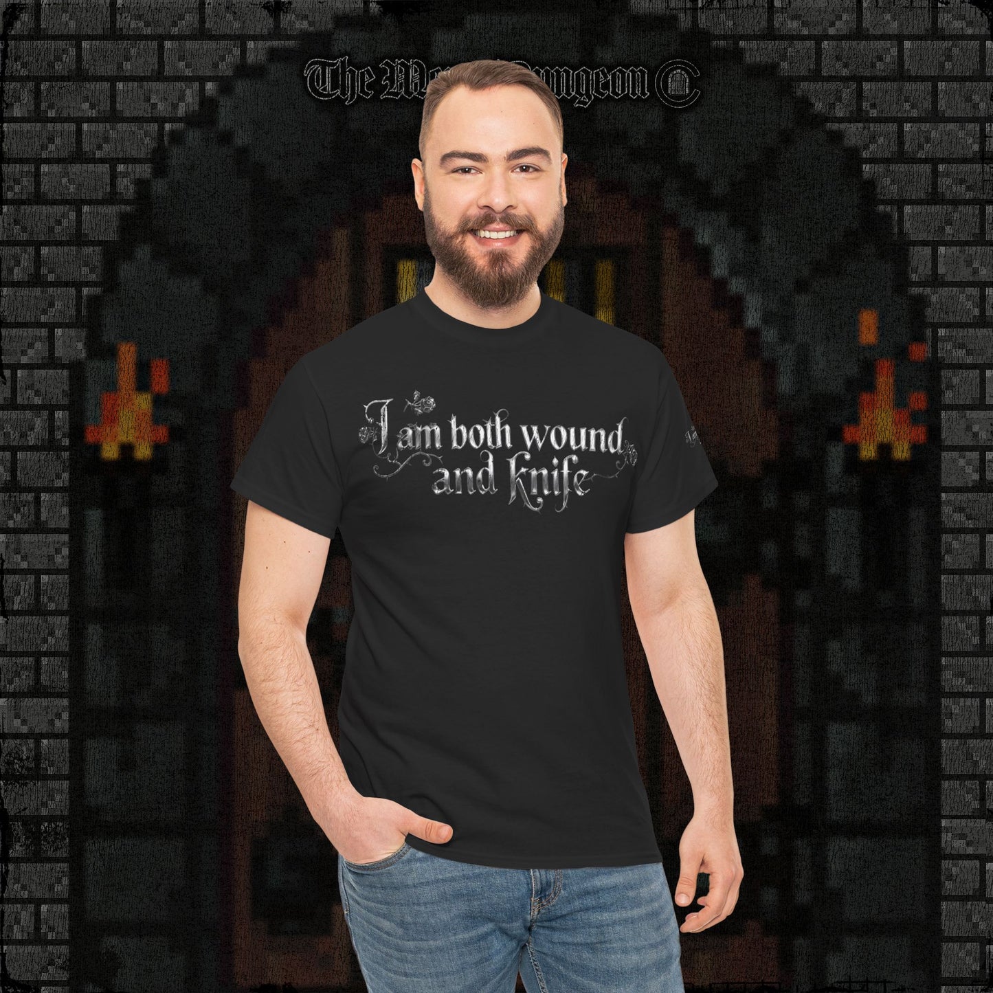 I Am Both Wound And Knife Heavy Cotton Relic Tee