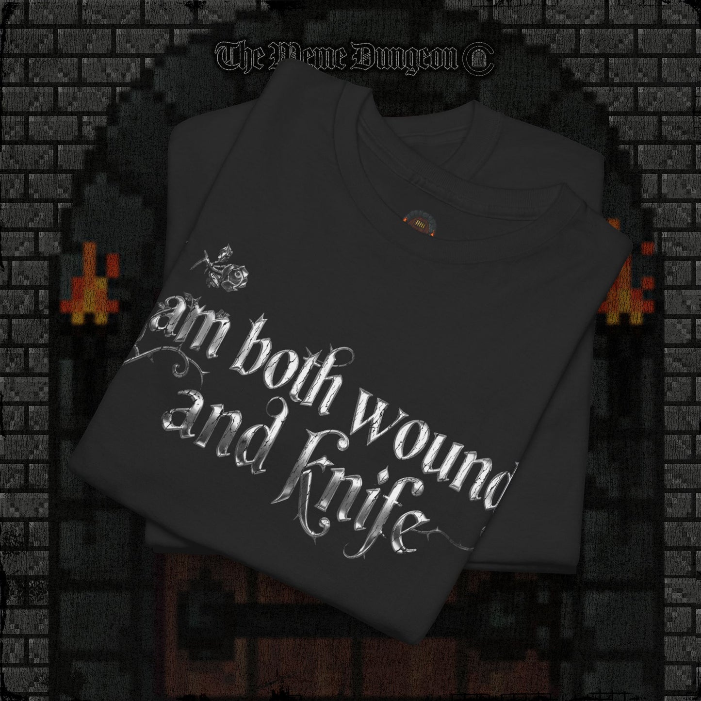 I Am Both Wound And Knife Heavy Cotton Relic Tee