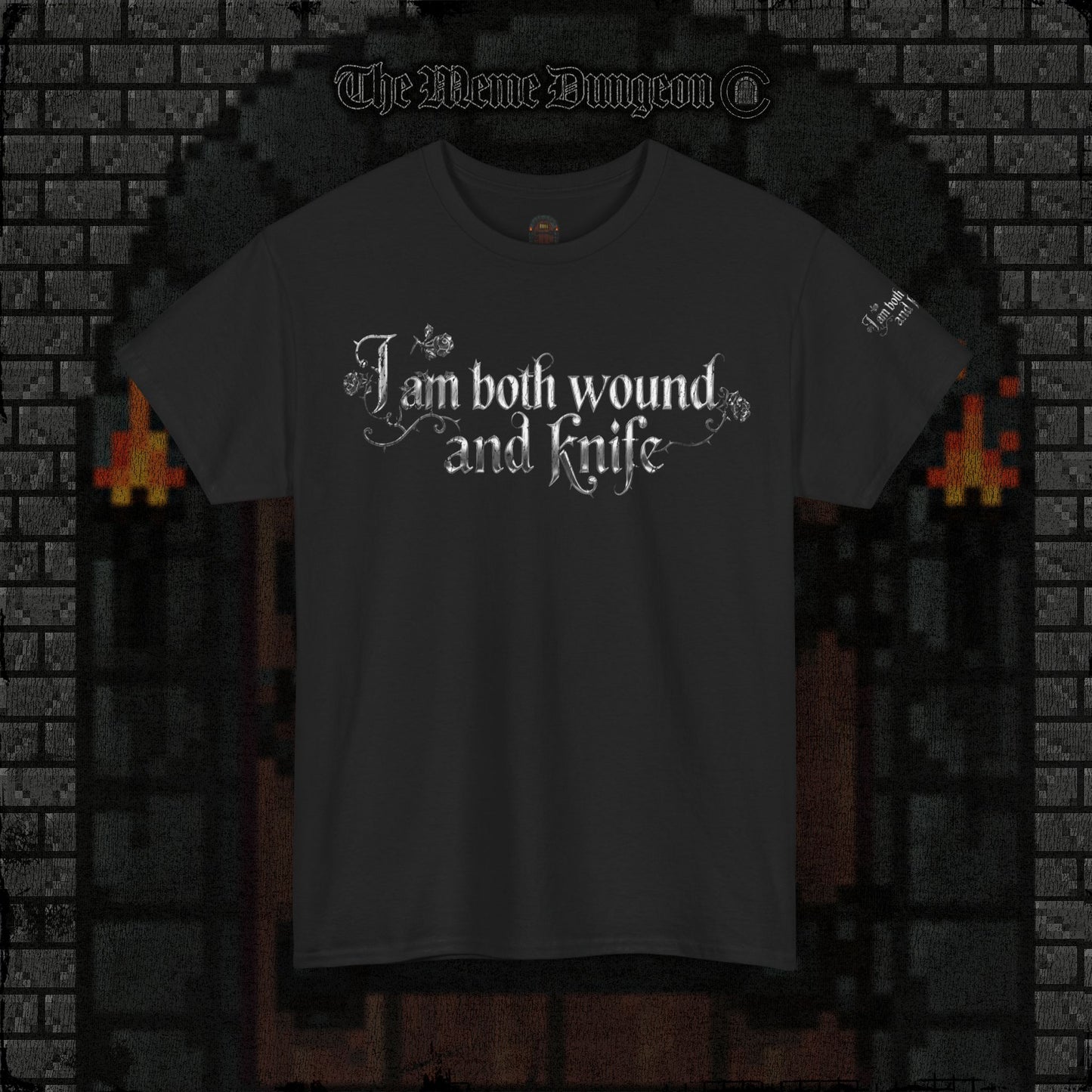 I Am Both Wound And Knife Heavy Cotton Relic Tee