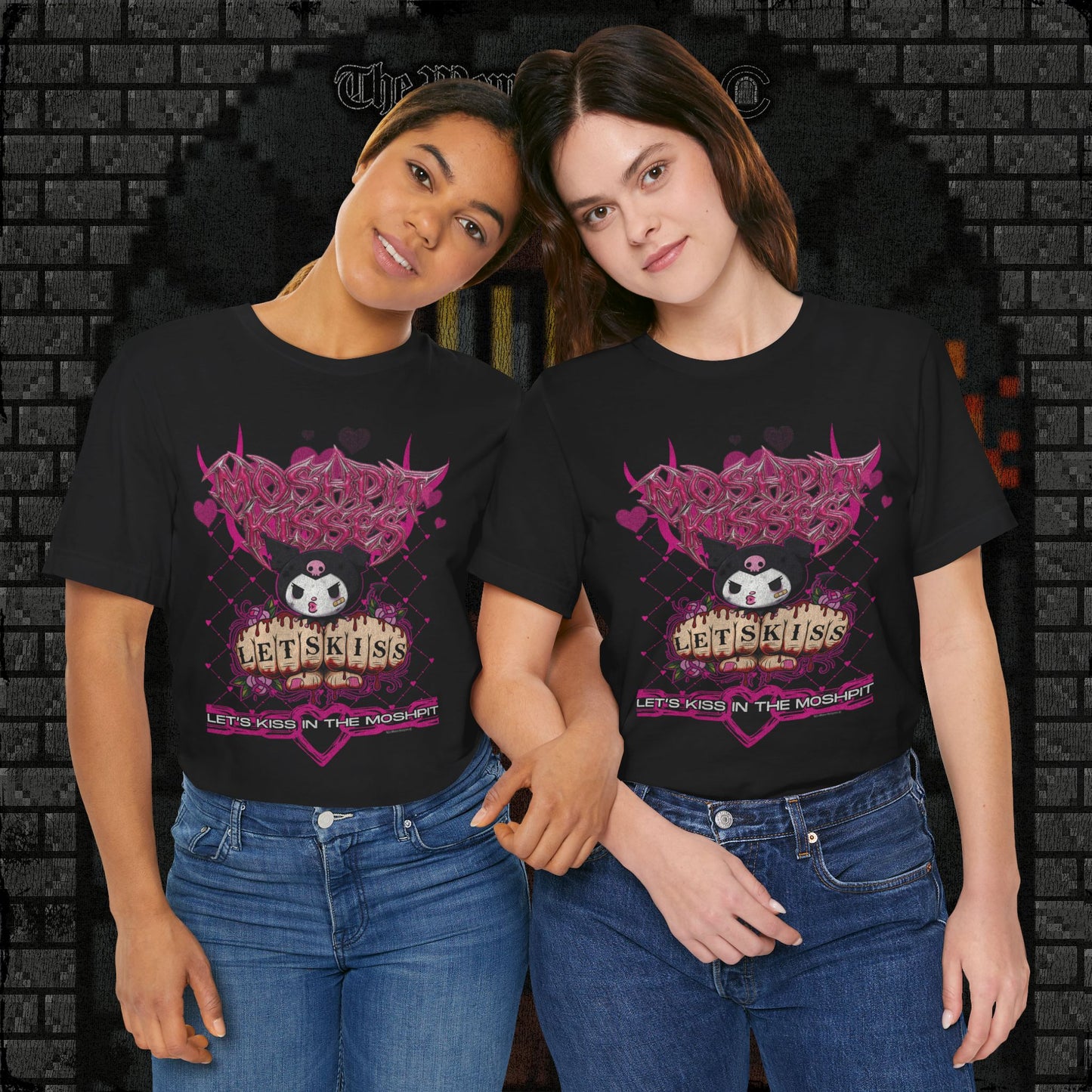 Moshpit Kisses Time Heavy Cotton Relic Tee