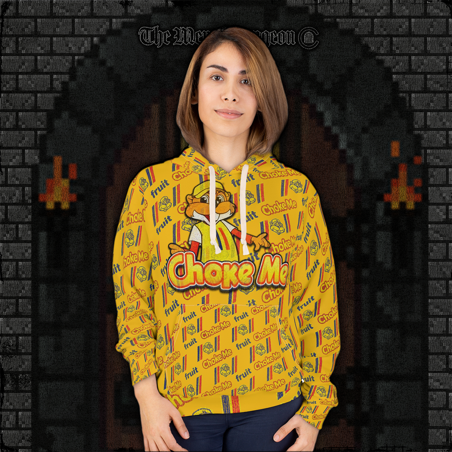 Choke Me AOP Dungeon Hoodie