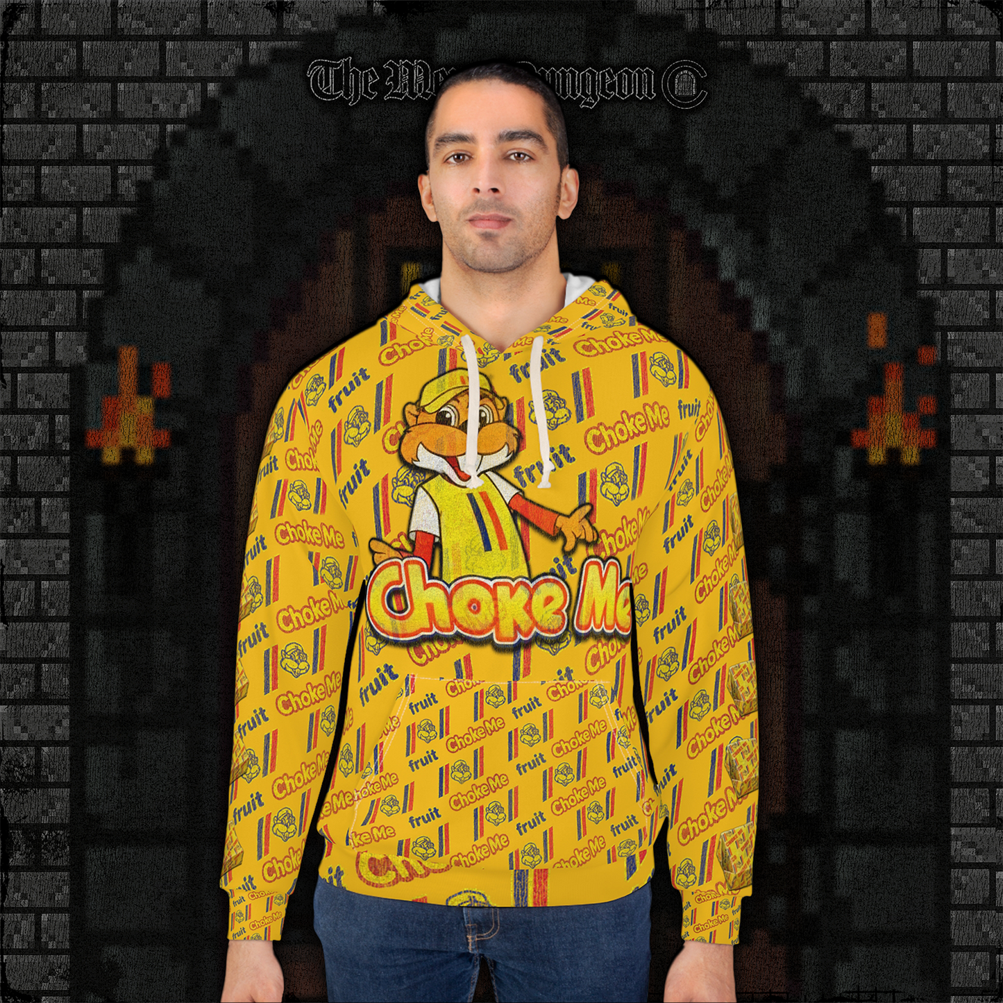 Choke Me AOP Dungeon Hoodie